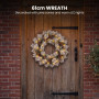 Christabelle 61cm Alpine Snow Wreath Pre-lit 2.74m Alpine Snow Christmas Garland thumbnail 12