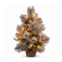 Christabelle 2ft Alpine Snow Potted Tree 61cm Alpine Snow Wreath 2.74m Alpine Snow Garland Pre-lit Holiday Decoration thumbnail 3
