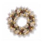 Christabelle 2ft Alpine Snow Potted Tree 61cm Alpine Snow Wreath 2.74m Alpine Snow Garland Pre-lit Holiday Decoration thumbnail 4