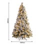 Christabelle Alpine Snow Christmas 3pc Set 2.3m Christmas Tree Garland and Teardrop with LED Lights Holiday Decor thumbnail 16