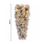 Christabelle Alpine Snow Christmas 3pc Set 2.3m Christmas Tree Garland and Teardrop with LED Lights Holiday Decor thumbnail 17