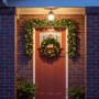 Christabelle Pre-Lit Highland Pine Wreath 61cm and Garland 2.74m Warm White LED Battery Timer Decoration thumbnail 9
