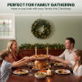 Christabelle Pre-Lit Highland Pine Wreath 61cm and Garland 2.74m Warm White LED Battery Timer Decoration thumbnail 11