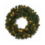 Christabelle Highland Pine Christmas 3pc Set 61cm Tabletop Tree Wreath and Garland with LED Lights Holiday Decor thumbnail 14