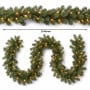 Christabelle Highland Pine Christmas 3pc Set 61cm Tabletop Tree Wreath and Garland with LED Lights Holiday Decor thumbnail 18