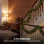 Christabelle Highland Pine Christmas 3pc Set 61cm Tabletop Tree Wreath and Garland with LED Lights Holiday Decor thumbnail 11
