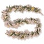 Christabelle Snowy Dorset Pine Christmas 2pc Set 61cm Christmas Wreath and Garland with LED Lights Holiday Decor thumbnail 5