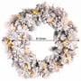 Christabelle Snowy Dorset Pine Christmas 2pc Set 61cm Christmas Wreath and Garland with LED Lights Holiday Decor thumbnail 10