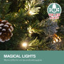 Christabelle 1.2m Pre Lit LED Christmas Tree with Pine Cones thumbnail 12
