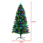 Christabelle 1.2m Pre-Lit Fibre Optic Artificial Christmas Tree with Multicolour Twinkling Star Lights thumbnail 5