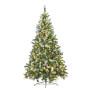 Christabelle 1.8m Pre Lit LED Christmas Tree with Pine Cones thumbnail 1
