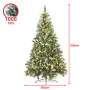 Christabelle 1.8m Pre Lit LED Christmas Tree with Pine Cones thumbnail 4
