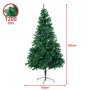Christabelle Green Artificial Christmas Tree 2.1m - 1200 Tips thumbnail 4