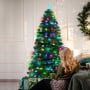 Christabelle 2.4m Enchanted Pre Lit Fibre Optic Christmas Tree Stars thumbnail 16
