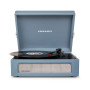 Crosley Voyager Bluetooth Portable Turntable - Washed Blue + Bundled Majority D40 Bluetooth Speakers - Black thumbnail 2