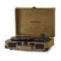 Crosley Cruiser Bluetooth Portable Turntable - Gold + Bundled Record Storage Crate thumbnail 2