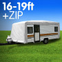 Caravan Cover with zip 16-19 ft thumbnail 1