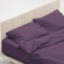 1000 Thread Count Cotton Rich Lilac Double Bed Sheet Set 4 Piece, Soft Feel Microfibre Blend, Solid Colour thumbnail 4