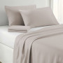 1000 Thread Count Cotton Rich Silver Double Bed Sheet Set 4 Piece, Soft Feel Microfibre Blend, Solid Colour thumbnail 6