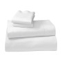 1000 Thread Count Cotton Rich Double Bed Sheet Set 4 Piece in White thumbnail 2