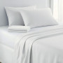1000 Thread Count Cotton Rich Double Bed Sheet Set 4 Piece in White thumbnail 7