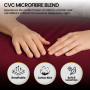 1000 Thread Count Cotton Rich King Bed Sheets 4-Piece Set in Burgundy thumbnail 5