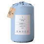 1000 Thread Count Cotton Rich King Bed Sheets 4-Piece Set in Blue thumbnail 3