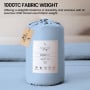 1000 Thread Count Cotton Rich King Bed Sheets 4-Piece Set in Blue thumbnail 6