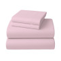1000 Thread Count Cotton Rich King Bed Sheets 4-Piece Set in Pink thumbnail 2