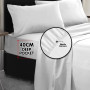 1000 Thread Count Cotton Rich King Bed Sheet Set 4-Piece Gift Pack in White thumbnail 6