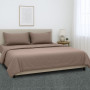 1000 Thread Count Cotton Rich Queen Bed Sheets 4-Piece Set in Linen thumbnail 9