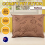 Aussie Made Comfy Pet Futon Dog 74cm Wool Blend Small - Brown thumbnail 4