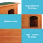 Little Buddies Wooden Flat Roof Dog Kennel - Small thumbnail 5
