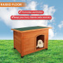 Little Buddies Wooden Flat Roof Dog Kennel - Small thumbnail 9