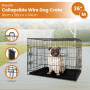 Royale 36in Foldable Pet Wire Dog Crate - Medium thumbnail 10