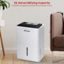 Dimplex Portable 12L Dehumidifier in Black and White thumbnail 5