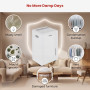 Dimplex 20L Portable Dehumidifier w/ Preset Modes Fan Speeds 4L Water Tank Timer thumbnail 9