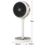 Dimplex Heat and Cool Air Circulator Pedestal Fan with LED Display and Timer thumbnail 2