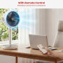 Dimplex Heat and Cool Air Circulator Pedestal Fan with LED Display and Timer thumbnail 8