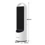 Dimplex 2kW Personal DC Digital Ceramic Heater in Black and White thumbnail 3