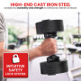 Powertrain Eon 36kg Dial-Up Adjustable Dumbbell Home Gym Weights thumbnail 8