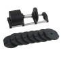 Powertrain Eon Dial Up 72KG Adjustable Dumbbells Pair - Black thumbnail 4