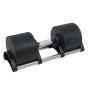 Powertrain Eon Dial Up 45KG Adjustable Dumbbell - Black thumbnail 1