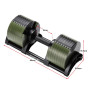 Powertrain Eon Dial Up 45KG Adjustable Dumbbell - Green thumbnail 2