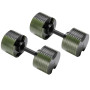 Powertrain Eon Dial Up 90KG Adjustable Dumbbells Pair - Green thumbnail 3