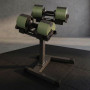 Powertrain Eon Dial Up 90KG Adjustable Dumbbells Pair with Stand - Green thumbnail 15