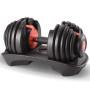 Powertrain 24kg Adjustable Dumbbells 15-in-1 Home Gym Weights  Red thumbnail 2