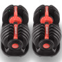 Powertrain 48kg Adjustable Dumbbells with Dumbbell Stand  Red thumbnail 12
