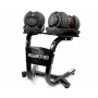 Pair Powertrain Adjustable Dumbbell Set with Stand - 24kg (ea) thumbnail 1