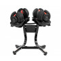 Pair Powertrain Adjustable Dumbbell Set with Stand - 24kg (ea) thumbnail 2
